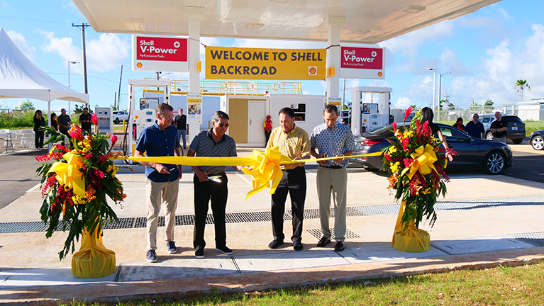 IP&E Opened New Shell Station on Route 15 in Mangilao